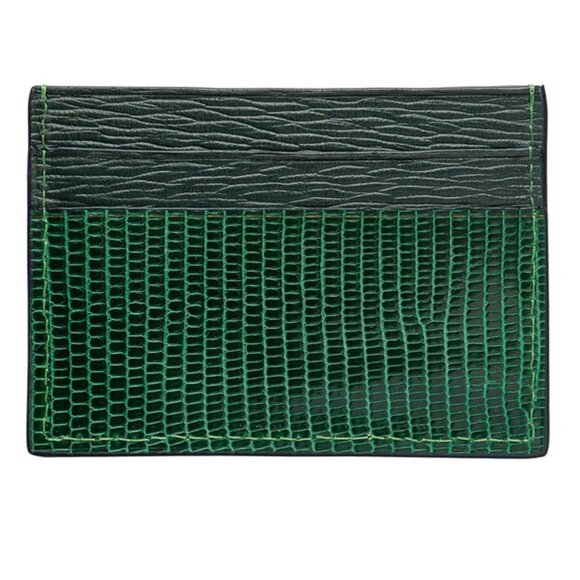 Handcrafted Lizard Wallet – Luxury Edition - Green Color - Picture 4 of 5